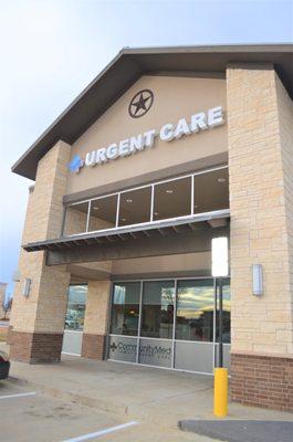 Front of Urgent Care facility.