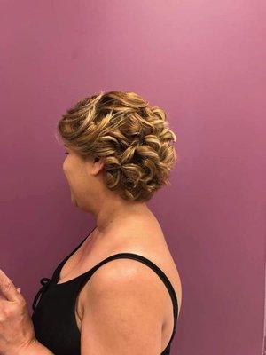 Updos 
For military balls or any other ocassion.