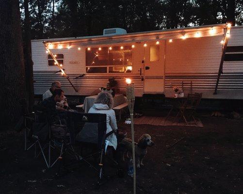 Evening at the campground