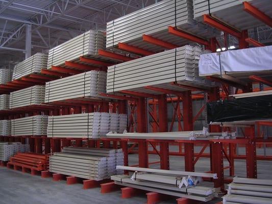 Cantilever rack storage systems