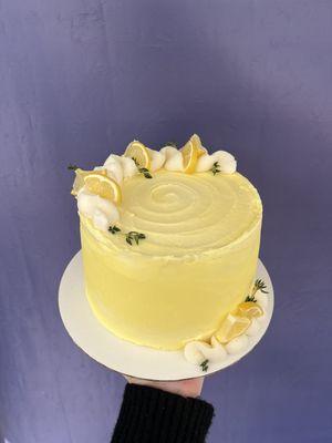 6 inch Lemon Cake