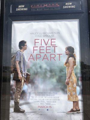 Five Feet Apart in Victoria, Texas. I have seen Five Feet Apart in April 2019 on my vacation time