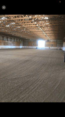 The indoor arena what it looks like now and and everyday