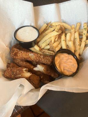 Cod Filets and Fries