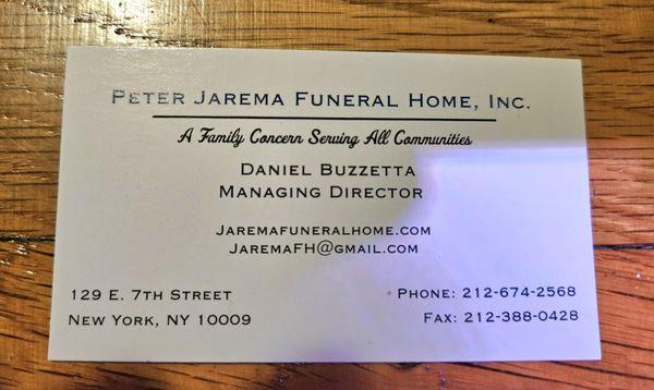 Peter Jarema Funeral Home