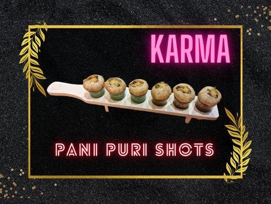 Pani Puri Shots and Pani Puri Vodka Shots