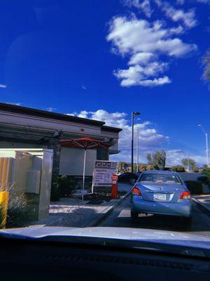 Drive-thru line