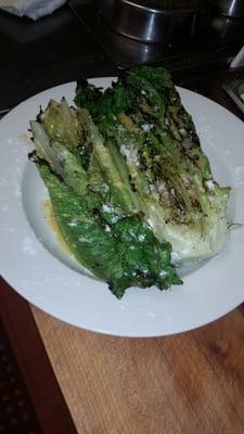 Grilled caesar salad