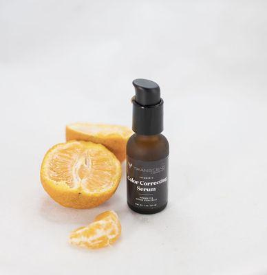 Our organic Vitamin C serum that helps hydrate and plump skin as well as color correct hyperpigmentation from spots.