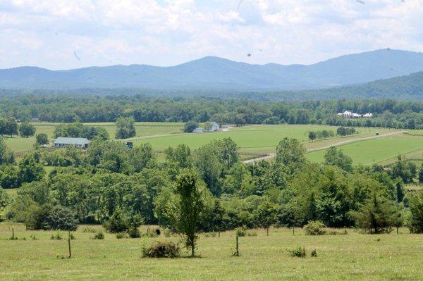 View from Route 20 in Albemarle County