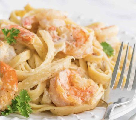 Shrimp pasta