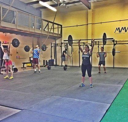 Functional Fitness/ Barbell Development class