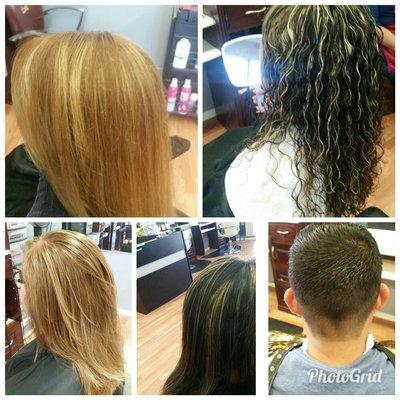 Some work of cuts and styles