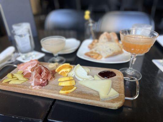 Charcuterie and cheese board