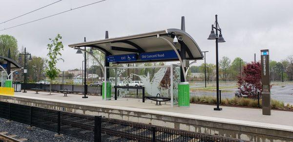 Station waiting area.