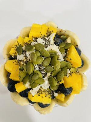 Mango and pumpkin seeds