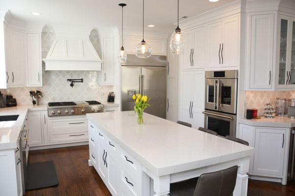 Great home improvement ideas can be found here in the best kitchen remodel by Talon Construction in the Villages of Urbana in Frederick