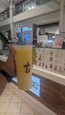 Orange mango smoothie