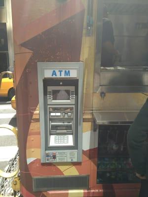 ATM on truck.