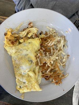 Grilled Chicken Omelet