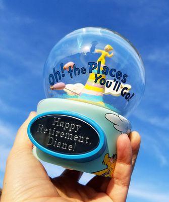 Dr. Seuss snow globe