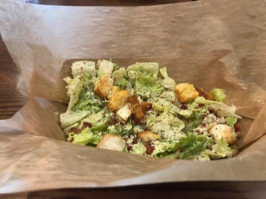 The Caesar salad was delicious!