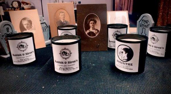 Vintage photos & handmade soy candles