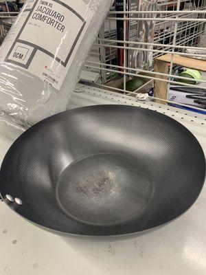 Dirty used pan on the shelf for $12.99