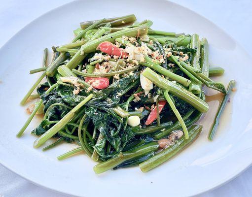 Ong Choy stir fried with oyster sauce