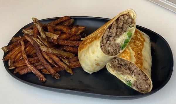 Philly Cheesesteak Wrap