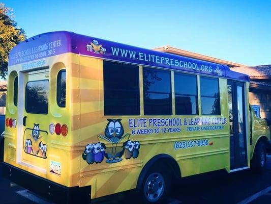 New preschool bus...kids be riding in style now!