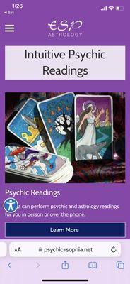 Psychic reader and adviser