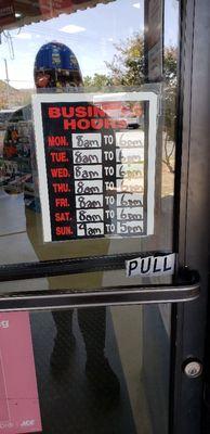 Store Hours