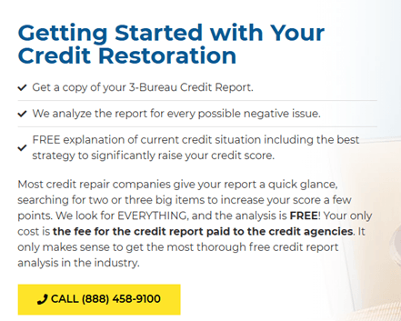 Credit Restoration Journey