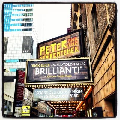 Marquee at the Brooks Atkinson Theater