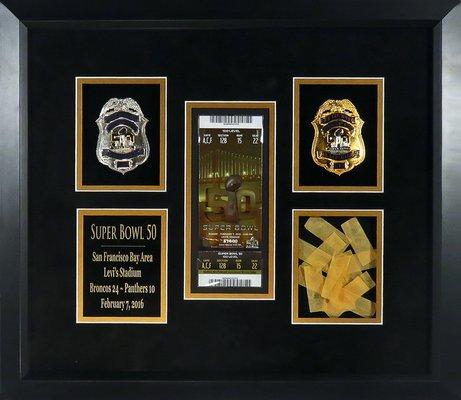 BTG custom badges framing