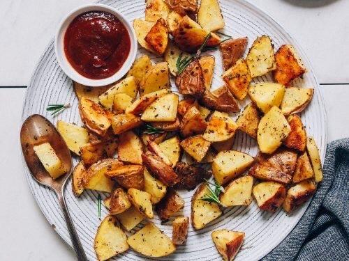 Roast potatoes