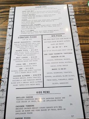 Side 2 menu