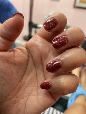 Gel manicure-color #162