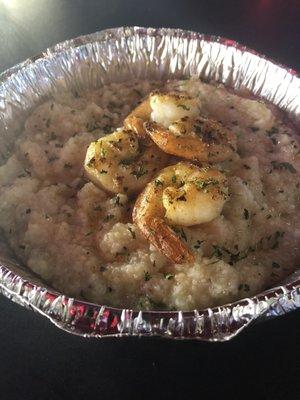 Grits and shrimp