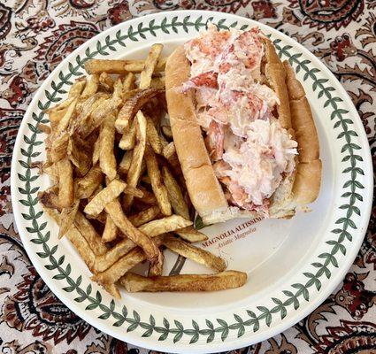 Lobster roll from Winging It! Delicious!