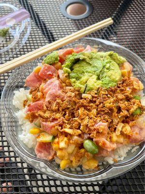 Custom Tuna Rice Bowl