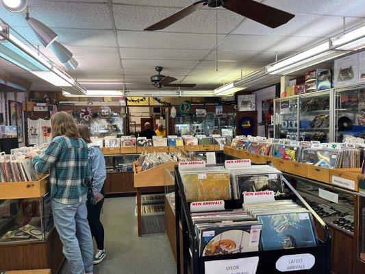 The vinyl record room