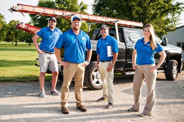 We have an experienced team of roofing specialists that will inspect your roof free of cost and work with your insurance company!