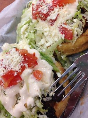 Sopes! Served screamin' hot and oh so muy delicioso!