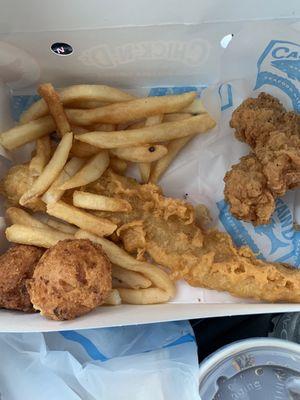 Fish and Chicken Tender & Fish Combo