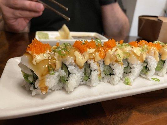 Main roll with scallops - unique and wonderful.