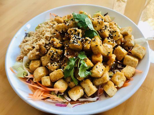 Tofu with tamarind sauce ( GF)