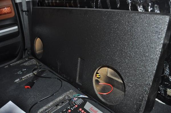 2014+ Toyota Tundra Subwoofer Box 2 FULL size 10" subwoofers.