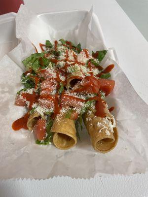 Chicken flautas